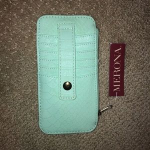 Merona Teal Green Slim Wallet